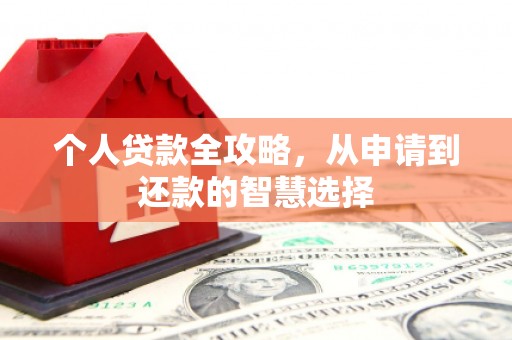 东阿个人贷款全攻略，从申请到还款的智慧选择