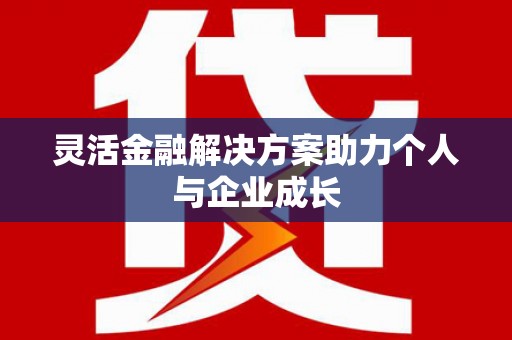 东阿灵活金融解决方案助力个人与企业成长