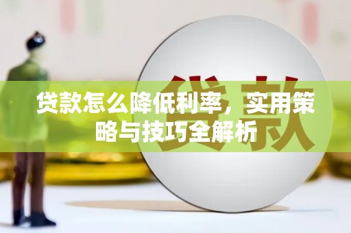 东阿贷款怎么降低利率，实用策略与技巧全解析