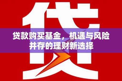 东阿贷款购买基金，机遇与风险并存的理财新选择