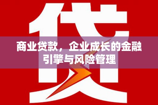 东阿商业贷款，企业成长的金融引擎与风险管理