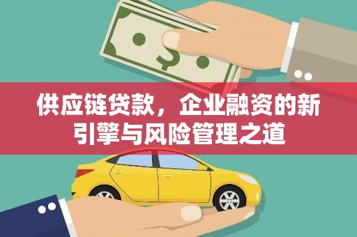 东阿供应链贷款，企业融资的新引擎与风险管理之道