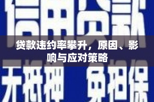 东阿贷款违约率攀升，原因、影响与应对策略