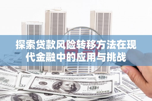东阿探索贷款风险转移方法在现代金融中的应用与挑战