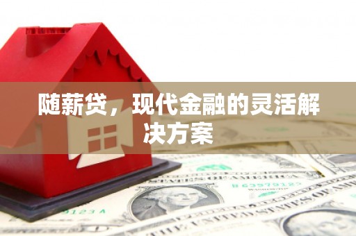 东阿随薪贷，现代金融的灵活解决方案