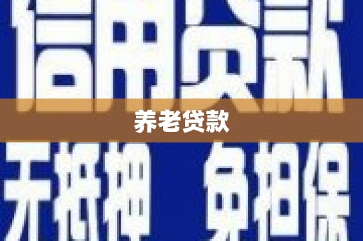 东阿养老贷款