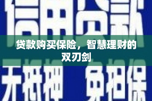 东阿贷款购买保险，智慧理财的双刃剑