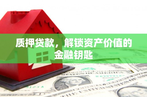 东阿质押贷款，解锁资产价值的金融钥匙