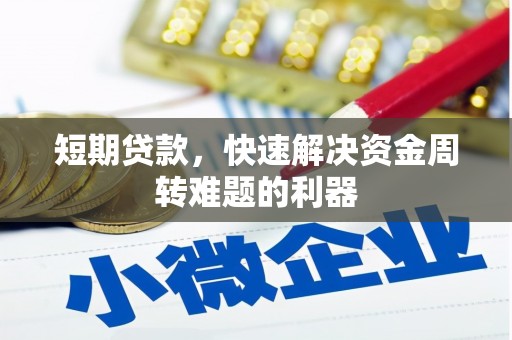 东阿短期贷款，快速解决资金周转难题的利器