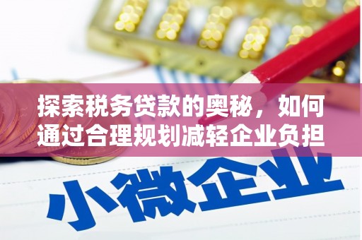 东阿探索税务贷款的奥秘，如何通过合理规划减轻企业负担