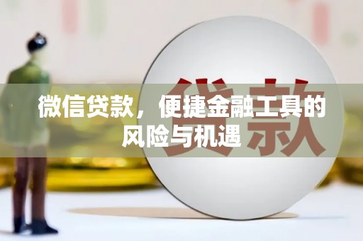东阿微信贷款，便捷金融工具的风险与机遇