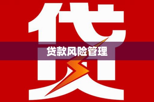 东阿贷款风险管理