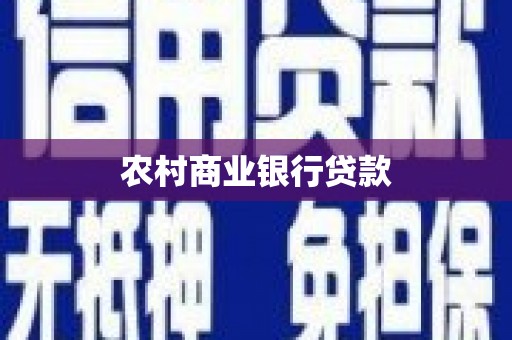 东阿农村商业银行贷款