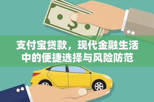 东阿支付宝贷款，现代金融生活中的便捷选择与风险防范