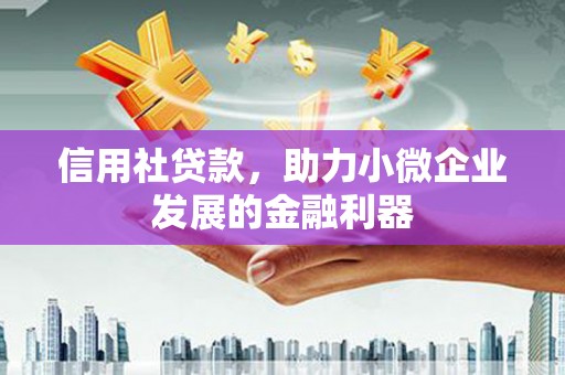 东阿信用社贷款，助力小微企业发展的金融利器