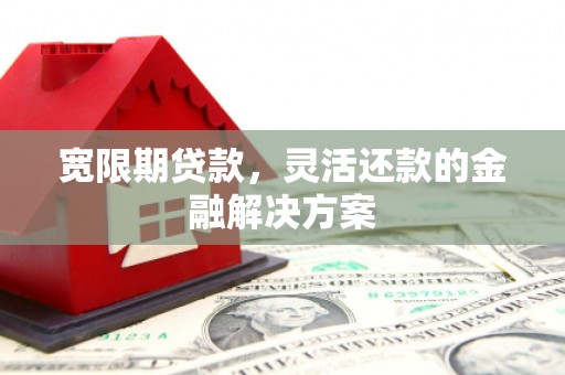 东阿宽限期贷款，灵活还款的金融解决方案