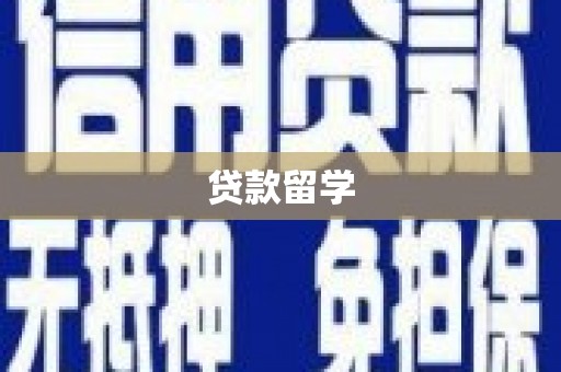 东阿贷款留学