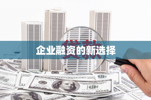 东阿企业融资的新选择