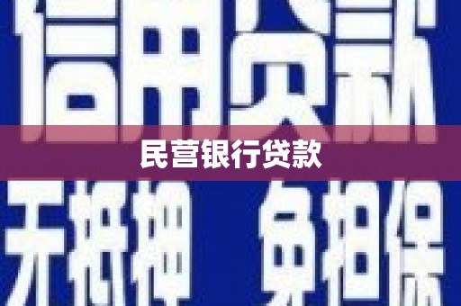 东阿民营银行贷款