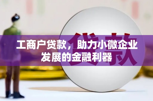 东阿工商户贷款，助力小微企业发展的金融利器