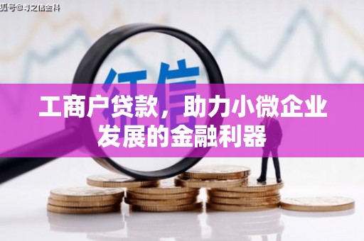 东阿工商户贷款，助力小微企业发展的金融利器
