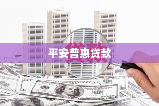 东阿平安普惠贷款
