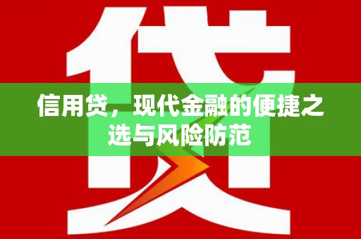 东阿信用贷，现代金融的便捷之选与风险防范