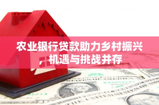 东阿农业银行贷款助力乡村振兴，机遇与挑战并存