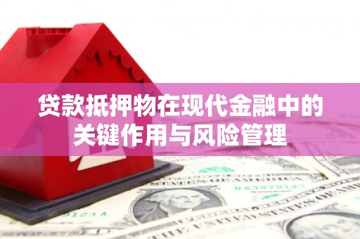东阿贷款抵押物在现代金融中的关键作用与风险管理