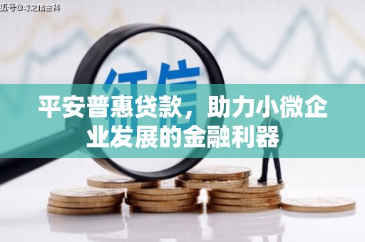 东阿平安普惠贷款，助力小微企业发展的金融利器