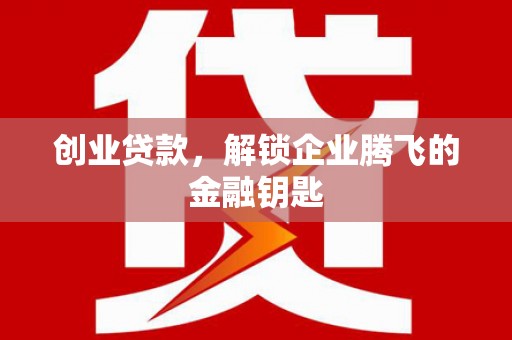东阿创业贷款，解锁企业腾飞的金融钥匙