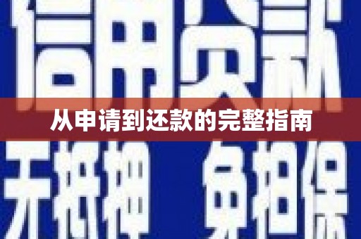 东阿从申请到还款的完整指南