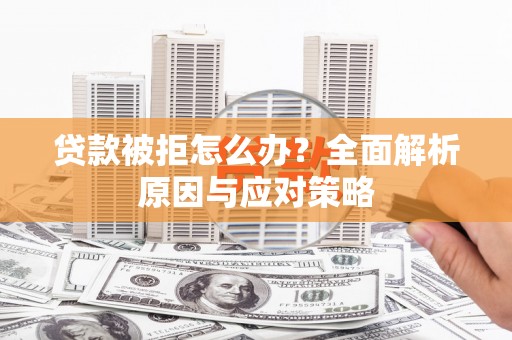 东阿贷款被拒怎么办？全面解析原因与应对策略