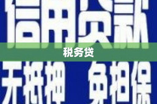东阿税务贷