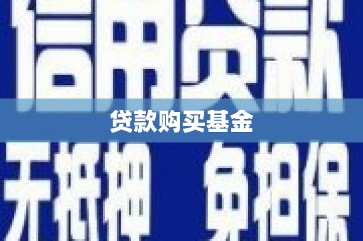 东阿贷款购买基金